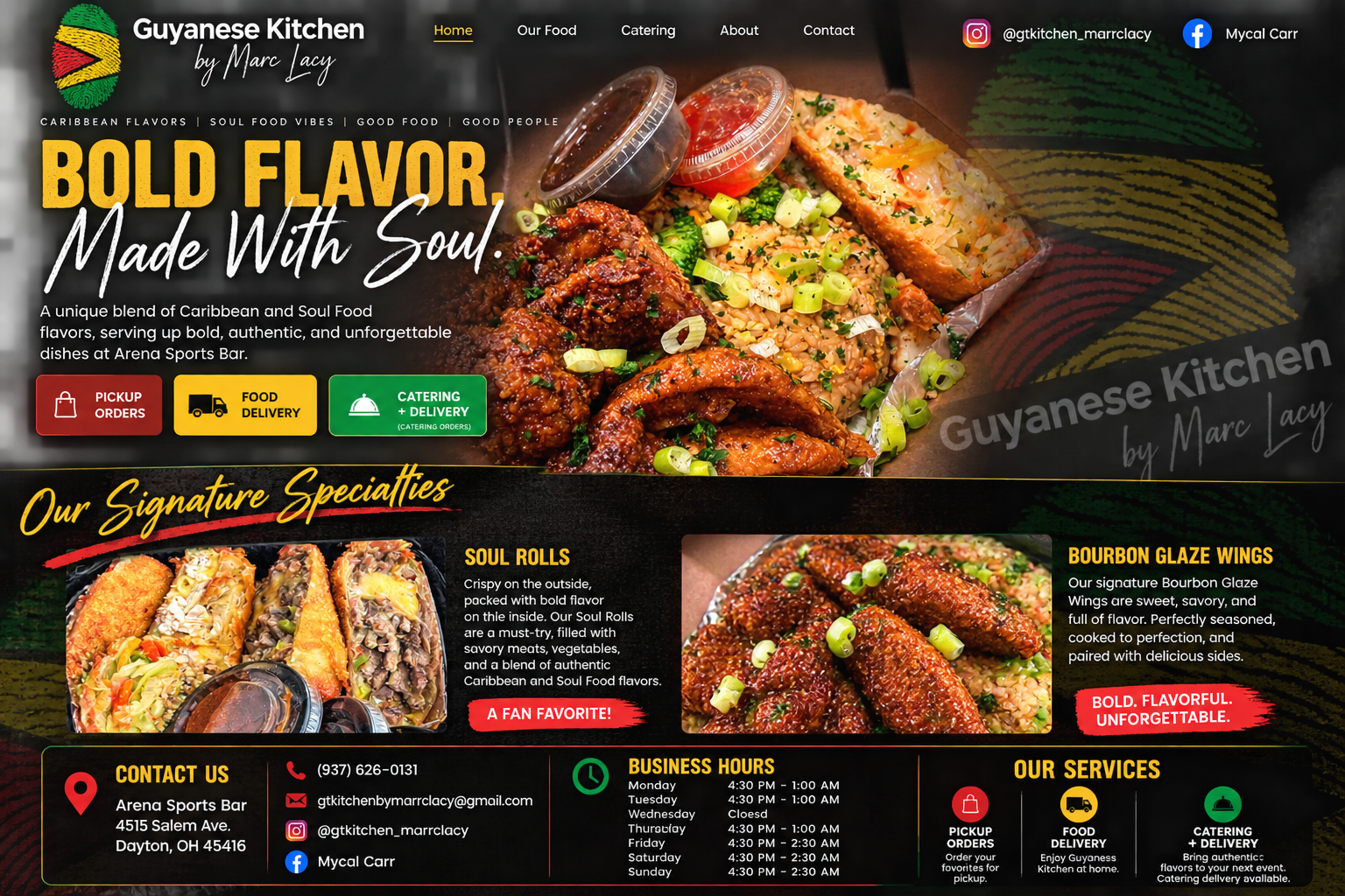 GT Kitchen website screenshot